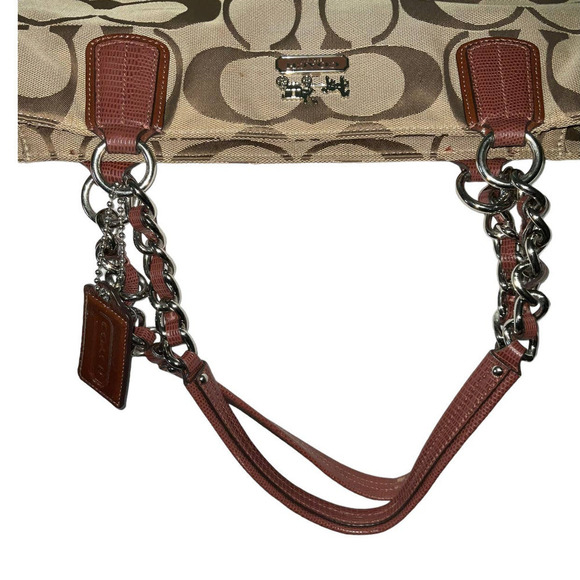 Coach Chelsea Signature Tote Bag Purse Style 18738 - Picture 10 of 16